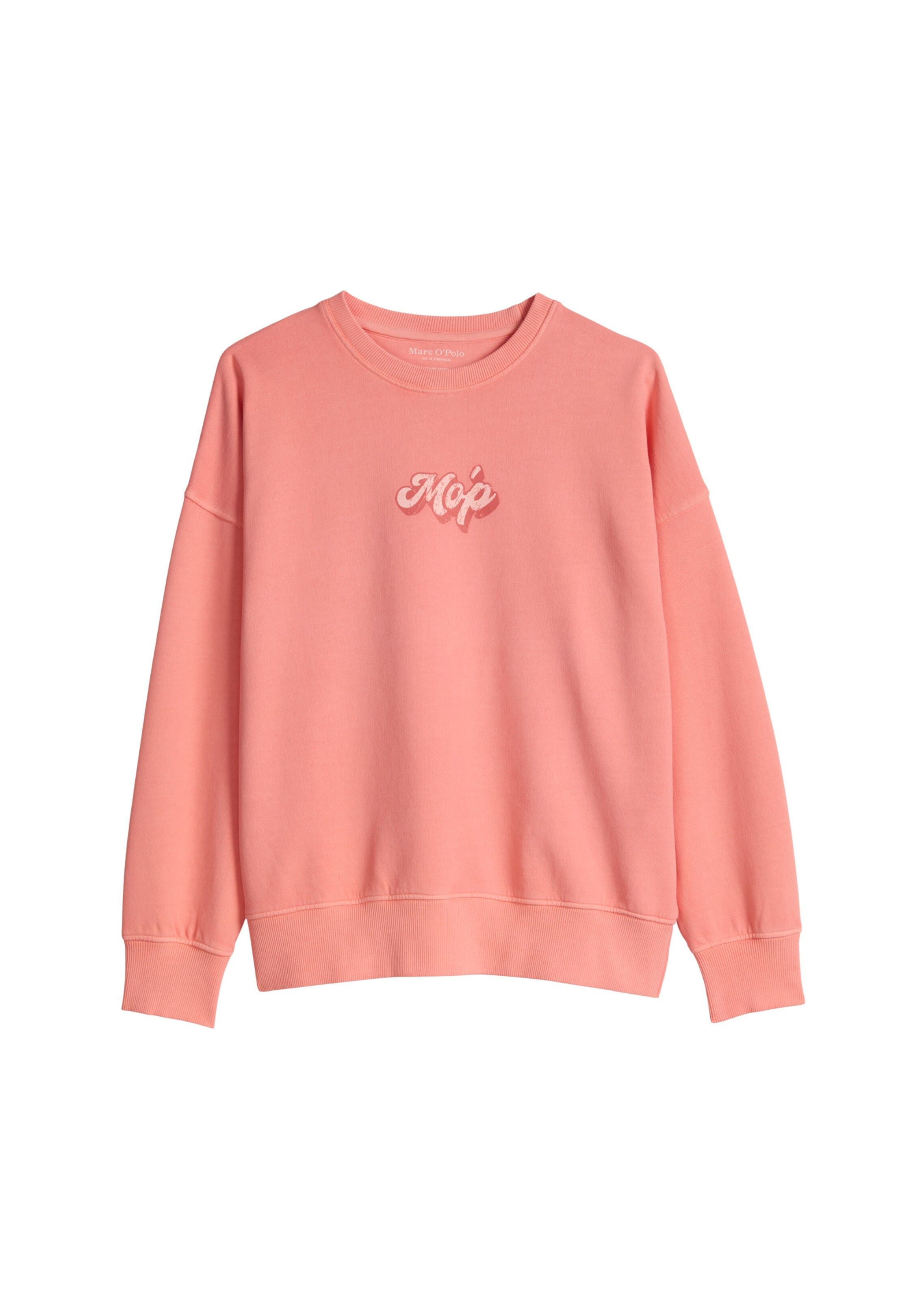 Sweat-shirt ' mit Logoprint auf beiden Seiten ' Marc O'Polo en rouge : devant