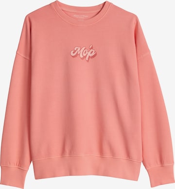 Sweat-shirt ' mit Logoprint auf beiden Seiten ' Marc O'Polo en rouge : devant