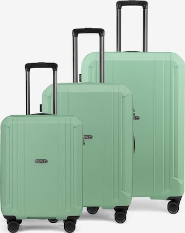 Set di valigie di Epic in verde: frontale