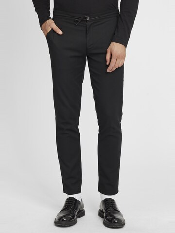 Regular Pantalon chino 'Ponti' BLEND en noir : devant