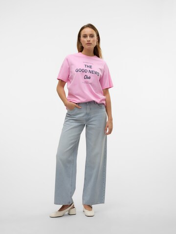T-shirt 'VMKATRINE CATY' VERO MODA en rose