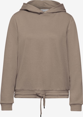 STREET ONE Sweatshirt in Brown: front