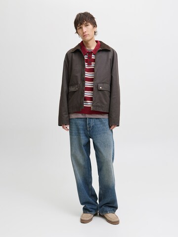 Pull-over 'JORCambridge' JACK & JONES en rouge
