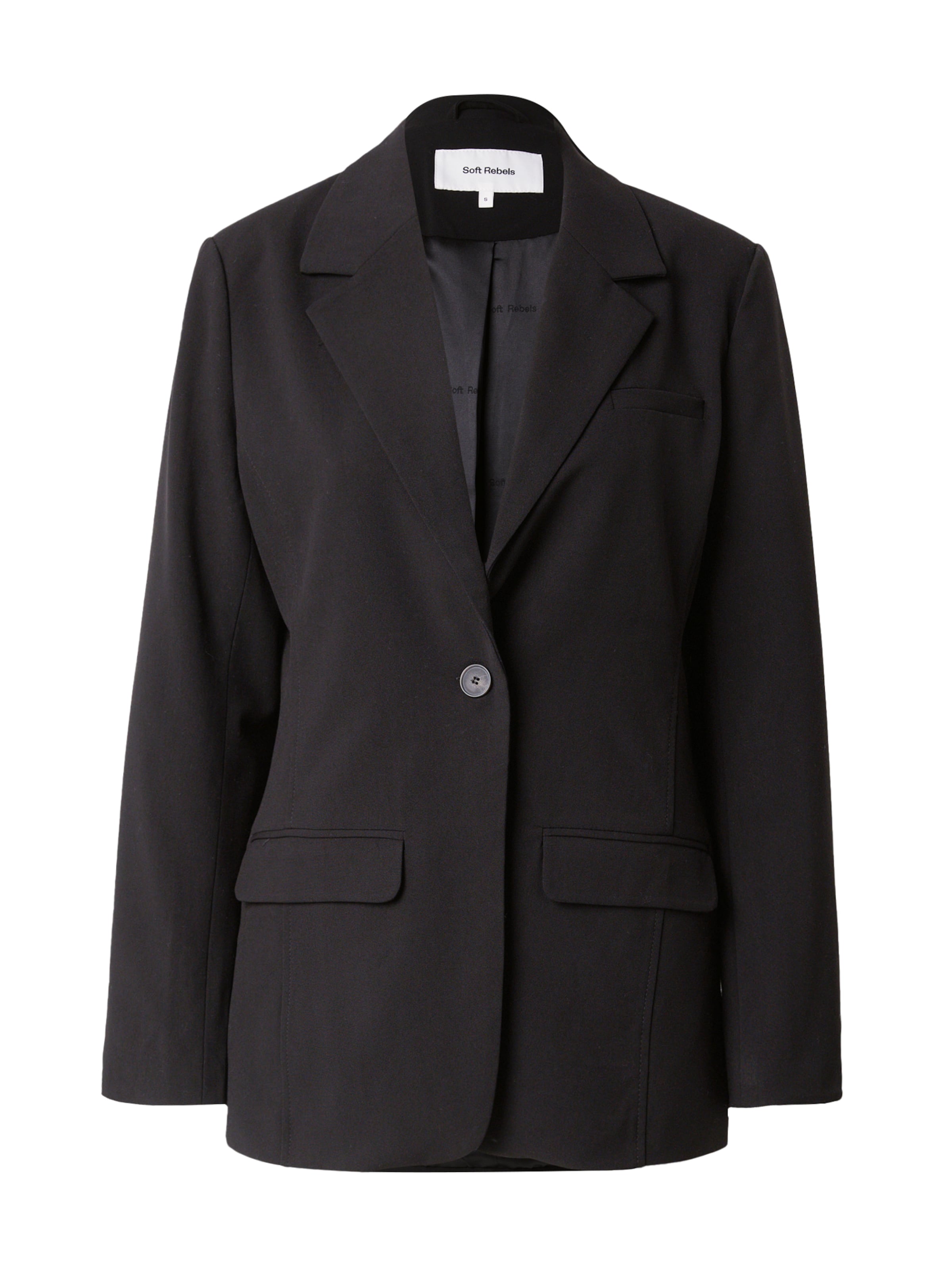 Blazer 'Vilja' Soft Rebels en noir : devant
