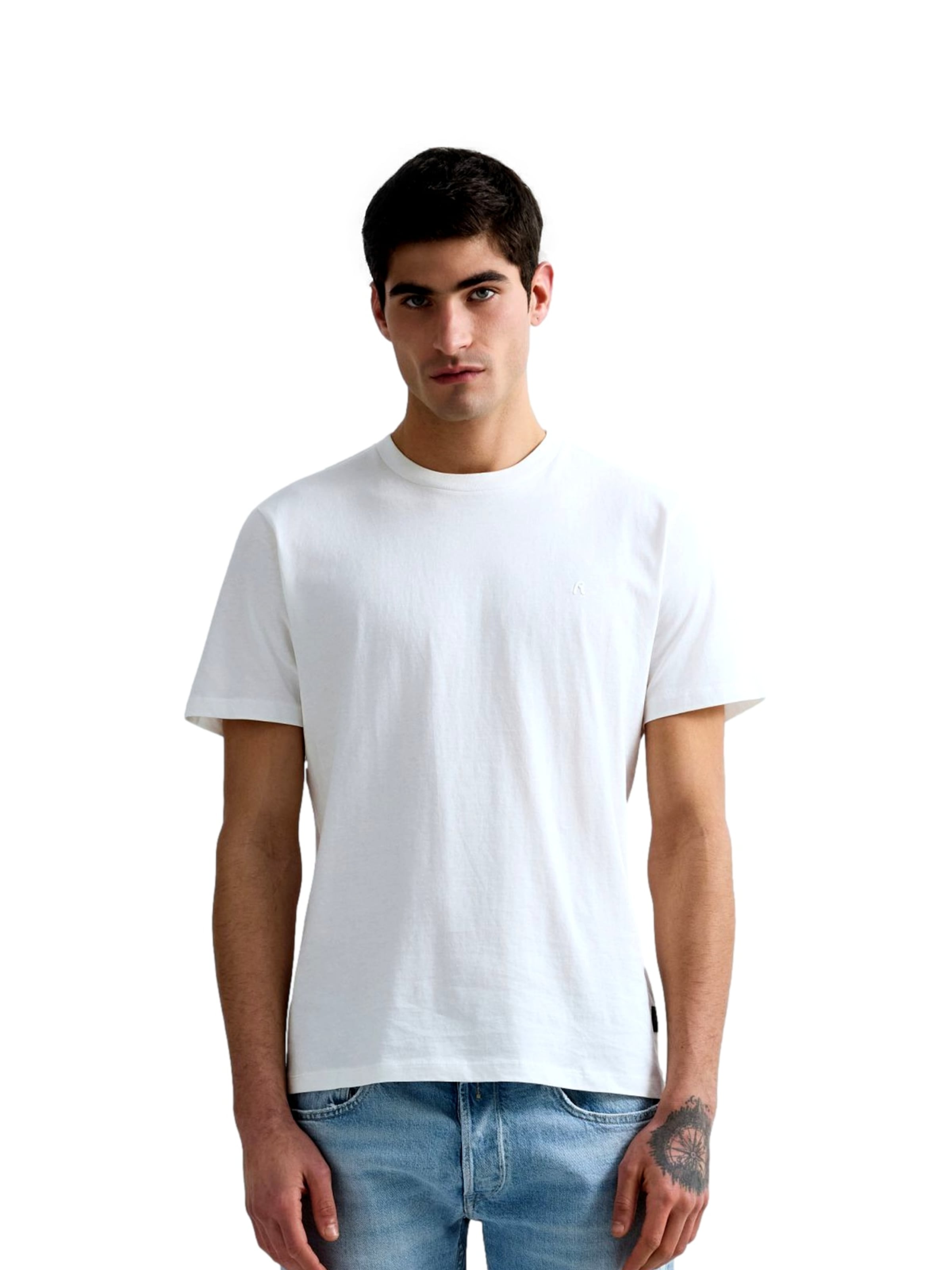 REPLAY - Camisa em branco: frente