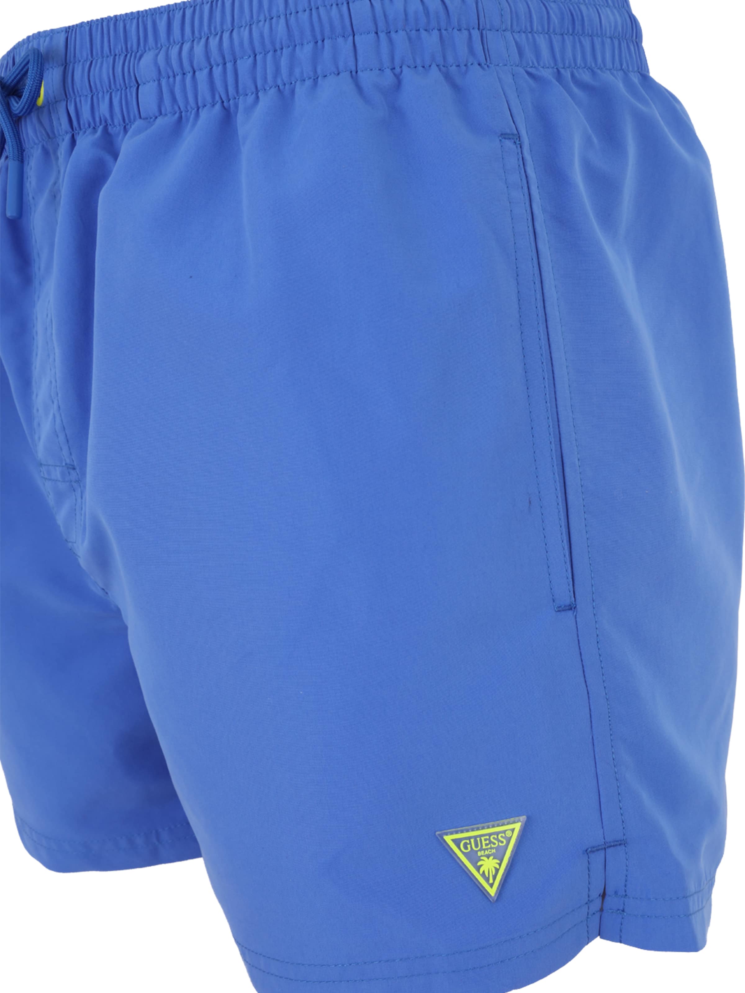 Șorturi de baie de la GUESS pe albastru