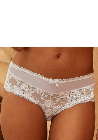 LASCANA Boyshorts in White: front