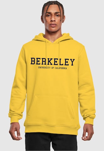 Merchcode Sweatshirt 'Berkeley University' in Gelb: predná strana