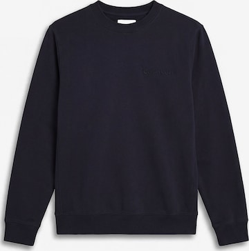Sweat-shirt Calvin Klein en bleu : devant