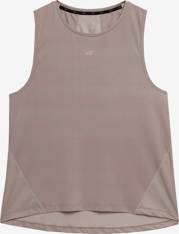4F Performance Shirt in Brown: front