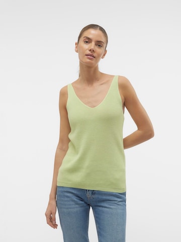 VERO MODA Knitted Top 'NEW LEX' in Green: front