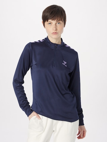 Hummel Athletic Sweatshirt 'Staltic' in Blue: front