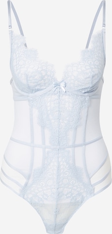 ABOUT YOU x hunkemöller Body 'Rosanne' in Blauw: voorkant