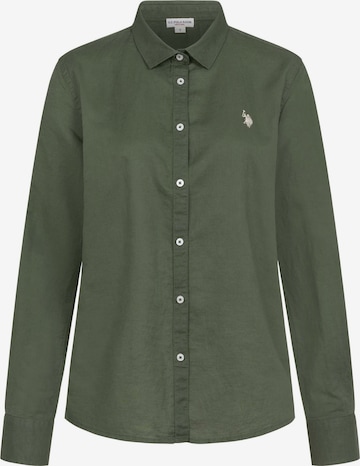 U.S. POLO ASSN. Blouse in Green: front