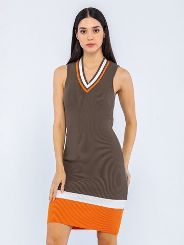 Abito in maglia di Dandalo in verde