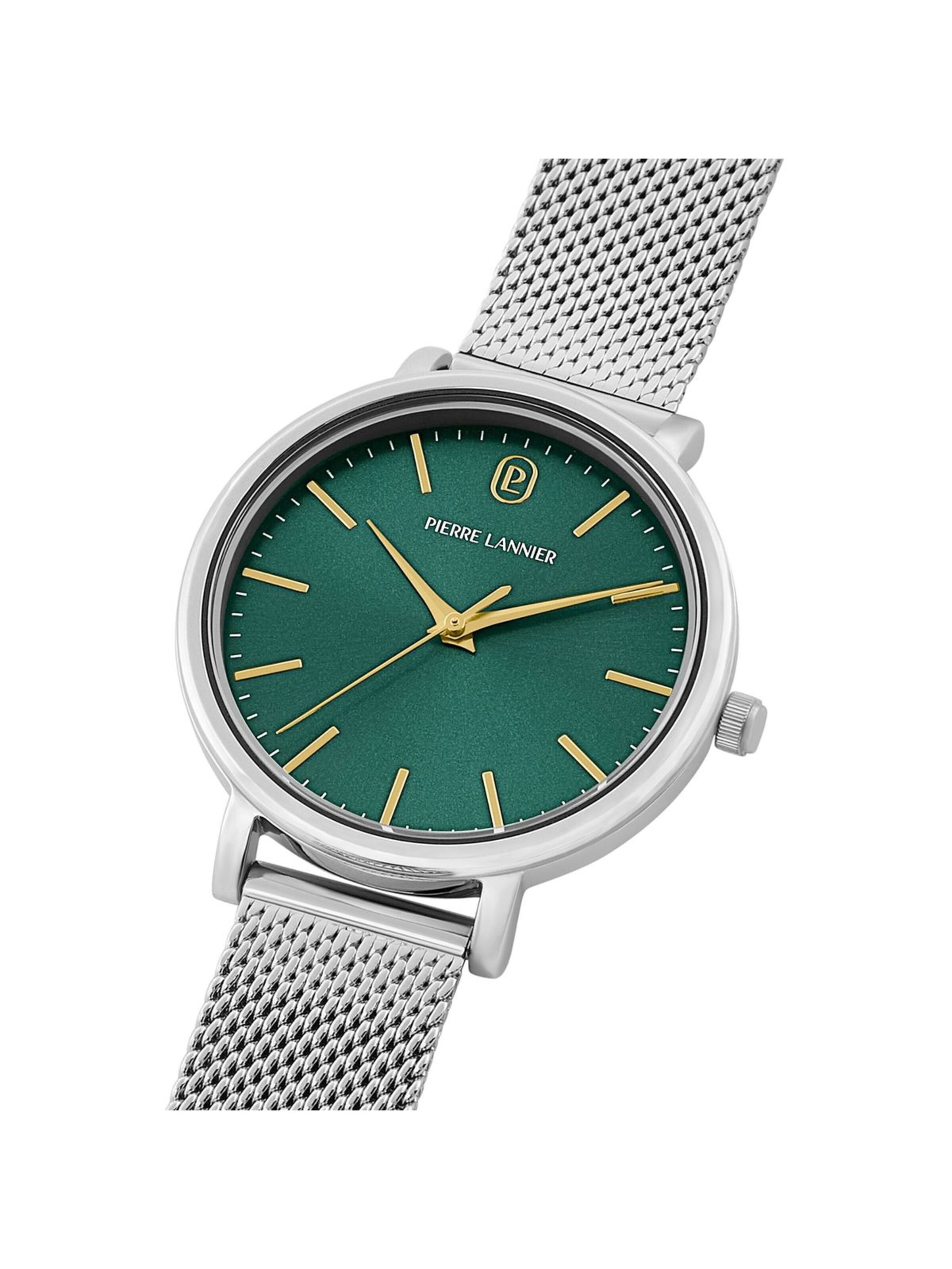 Montre à affichage analogique 'Pierre Lannier - Watch Essential - Quartz watch movement - Watch case width: 33 mm' Pierre Lannier en vert