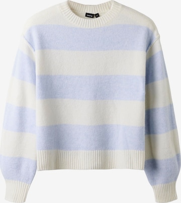 Pull-over LMTD en bleu : devant
