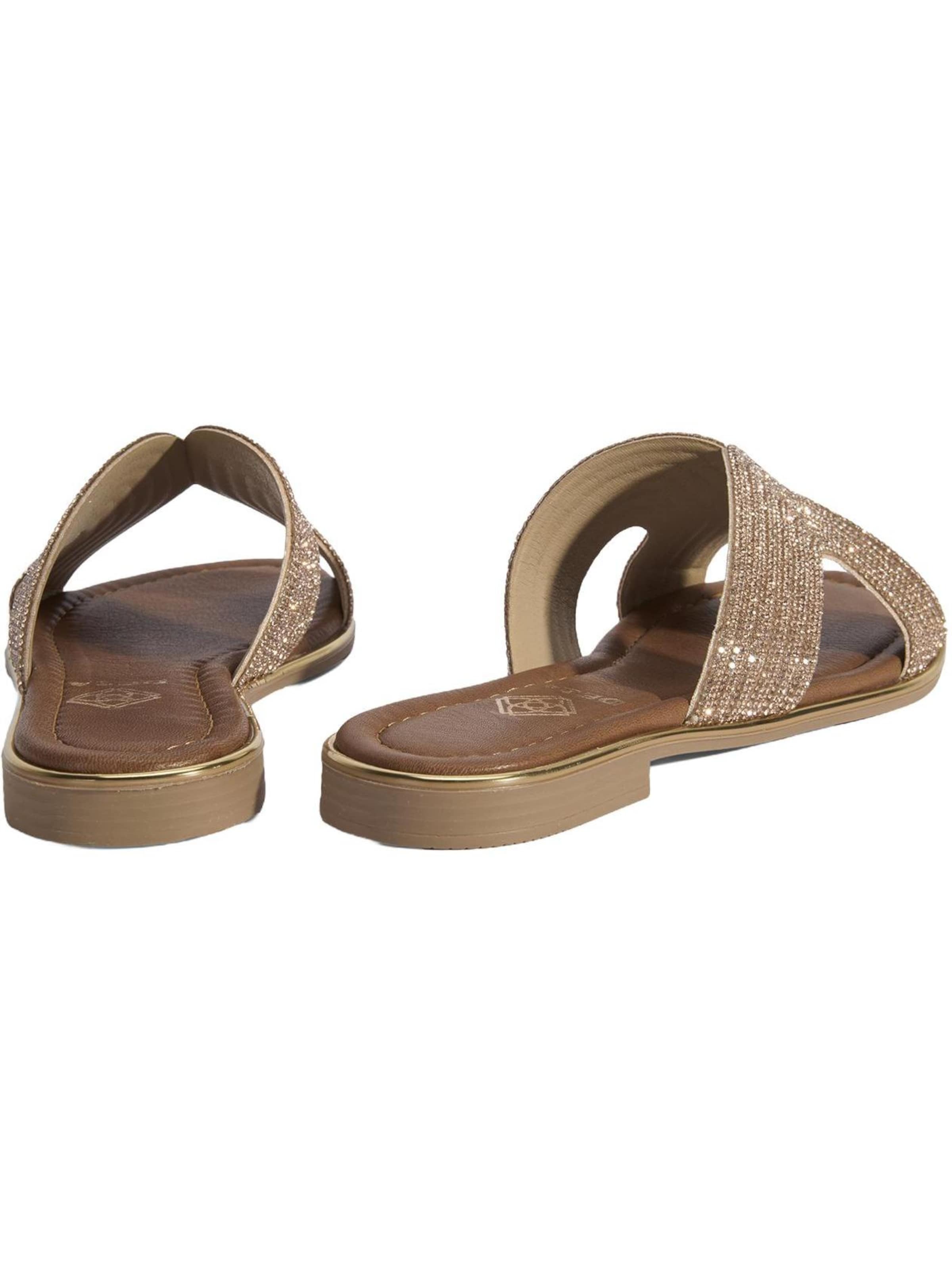 Desa Slippers 'Hausschuhe' in Brown