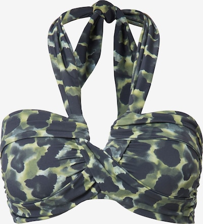 Studio Untold Bikinitop in grünmeliert, Produktansicht