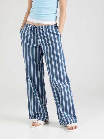 Motel Wide Leg Hose 'Lirura' in Blau: Vorderseite