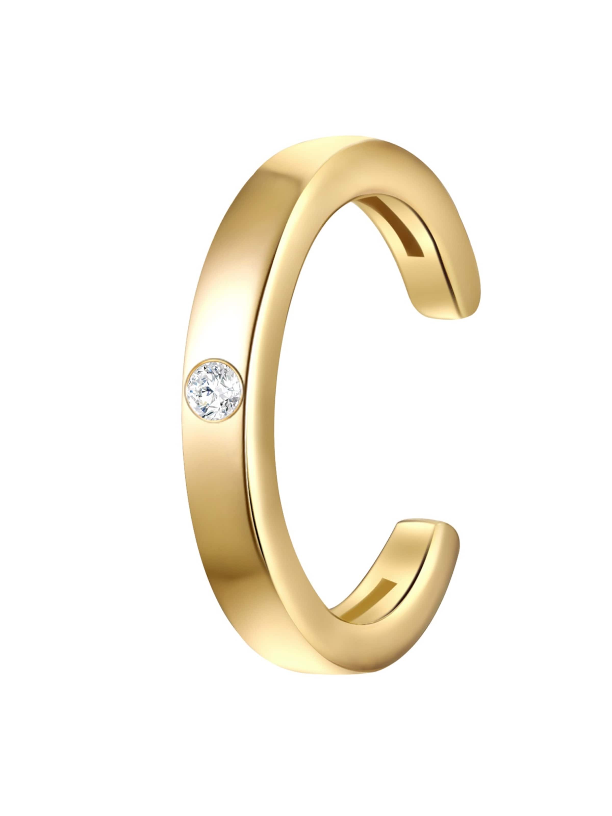 Lulu & Jane Oorbellen in Goud: voorkant