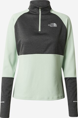 THE NORTH FACE Functioneel shirt 'RUN' in Groen: voorkant