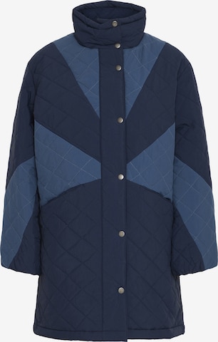 b.young Vinterfrakke 'BYBocci' i blå: forside