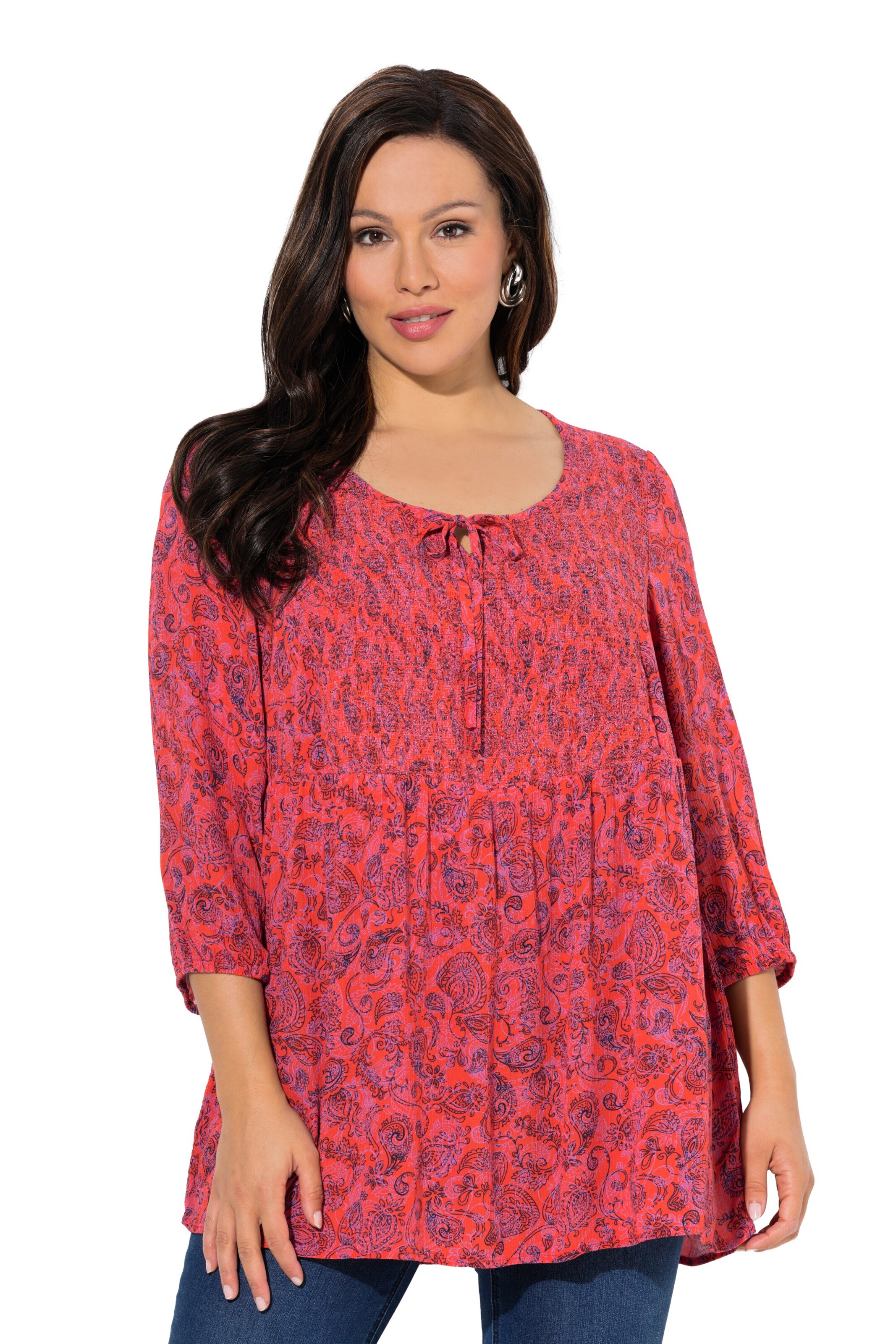Ulla Popken Blouse in Red: front