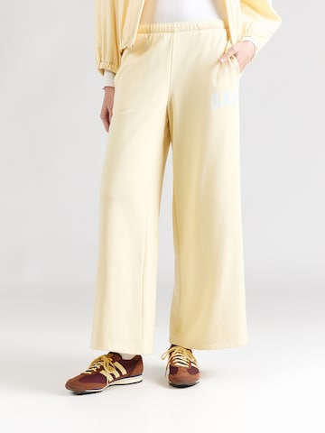 Wide leg Pantaloni 'HERITAGE' di GAP in giallo: frontale