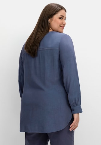 SHEEGO Bluse in Blau