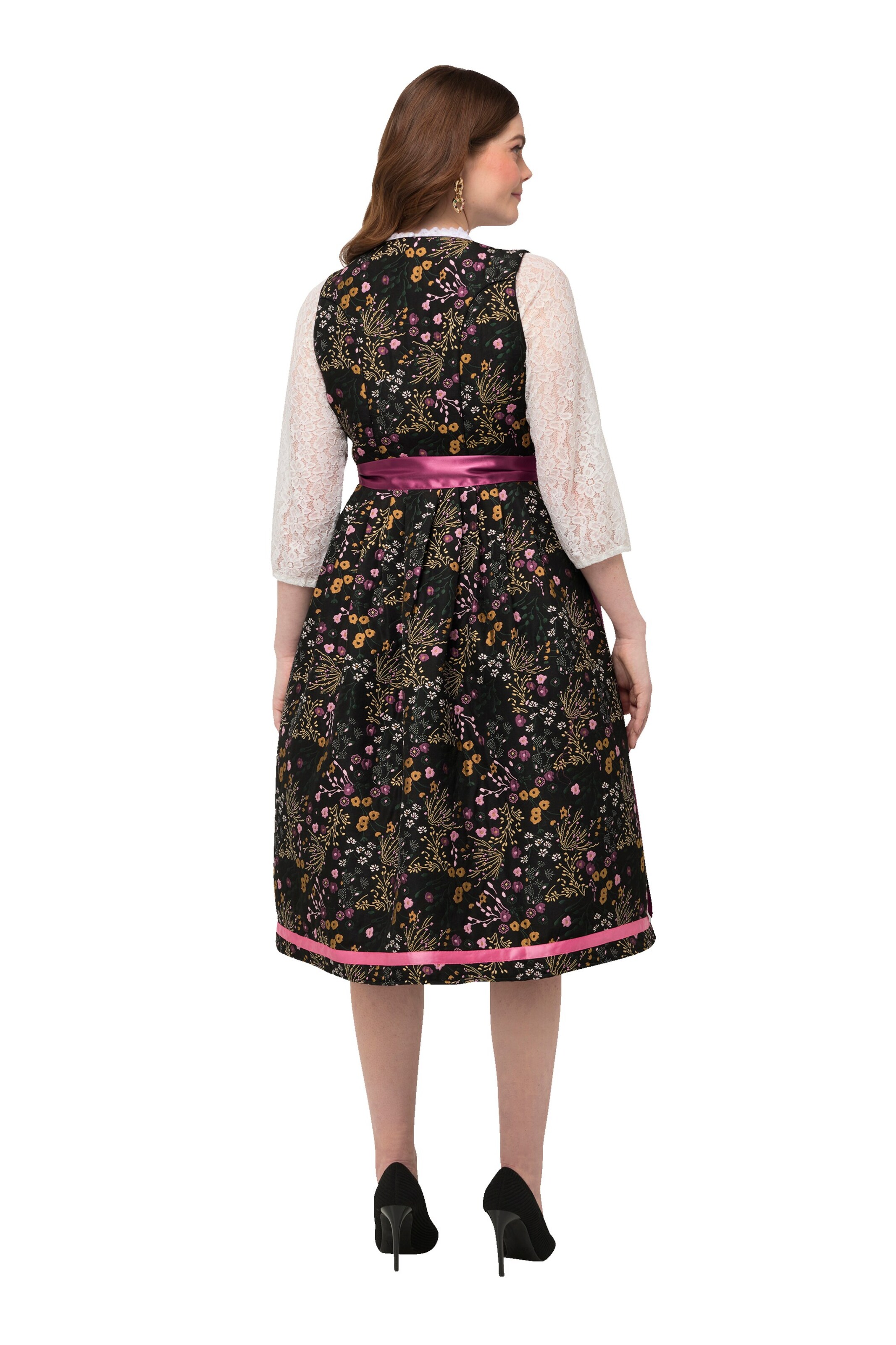 Ulla Popken Dirndl in Roze