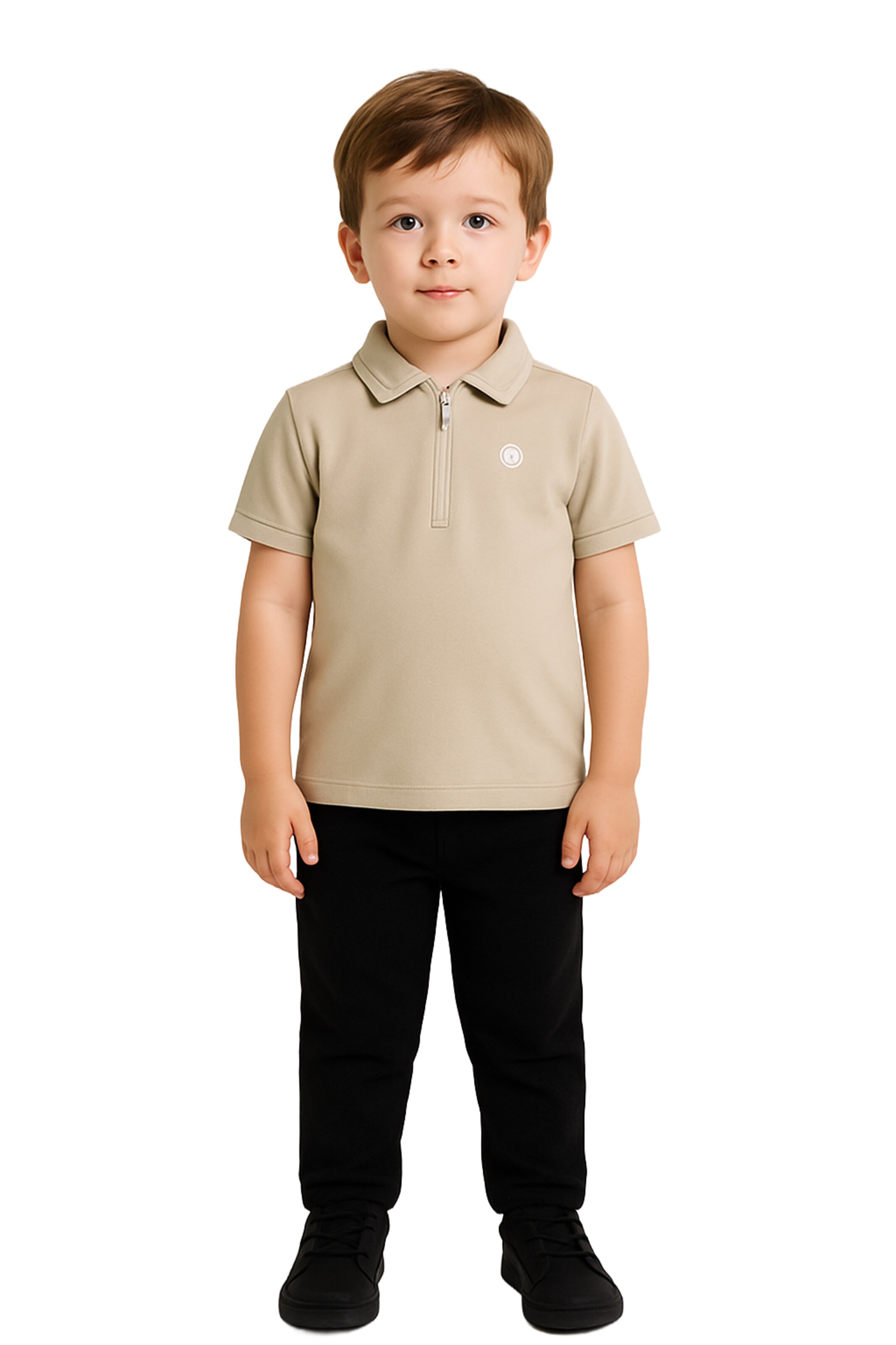 Panço Shirt in Beige: voorkant