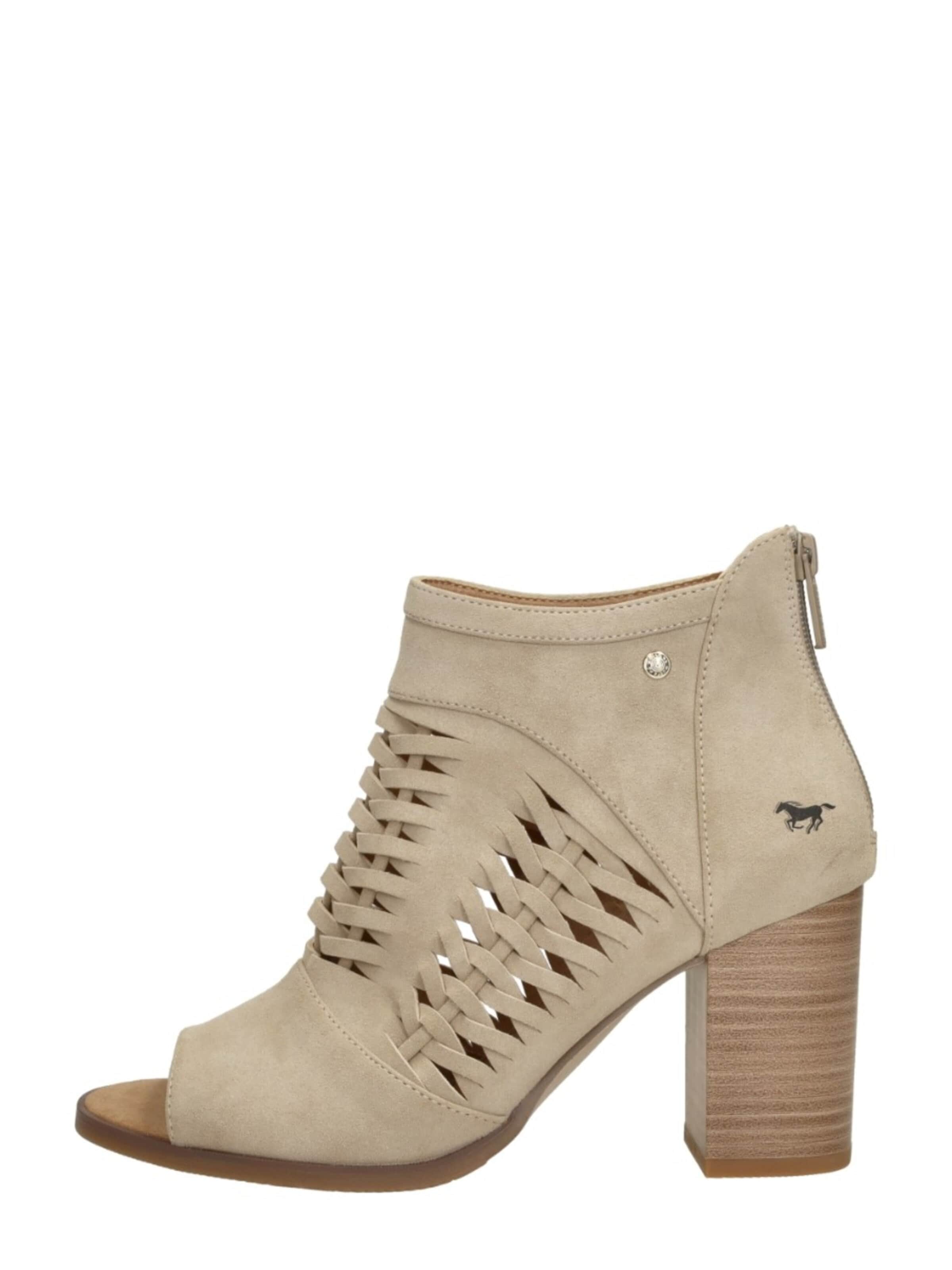 MUSTANG Sandaal 'Sandalen Hak' in Beige: voorkant