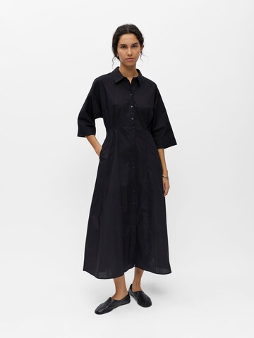Robe-chemise 'OBJElly' OBJECT en noir : devant