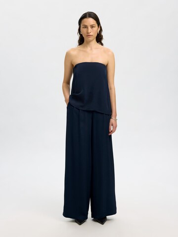 Wide leg Pantaloni di SELECTED in blu