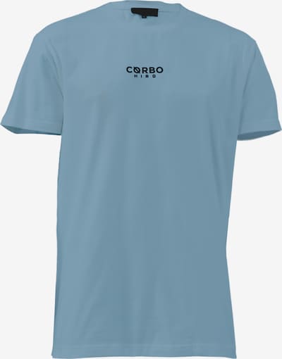 Cørbo Hiro Shirt 'Shibuya' in Dusty blue / Black, Item view