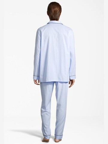 SEIDENSTICKER Long Pajamas 'Web' in Blue