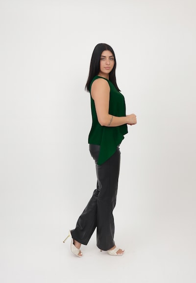 Camicia da donna in L Elara di colore verde scuro, Visualizzazione prodotti