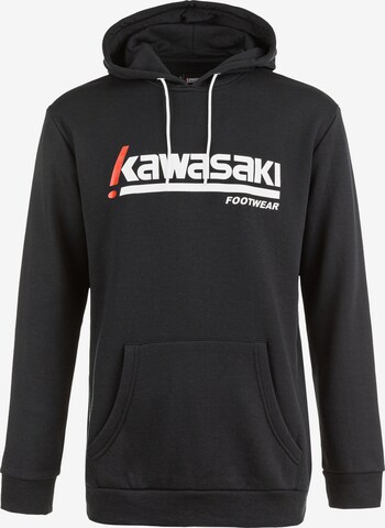 KAWASAKI Sportsweatshirt in Schwarz: predná strana