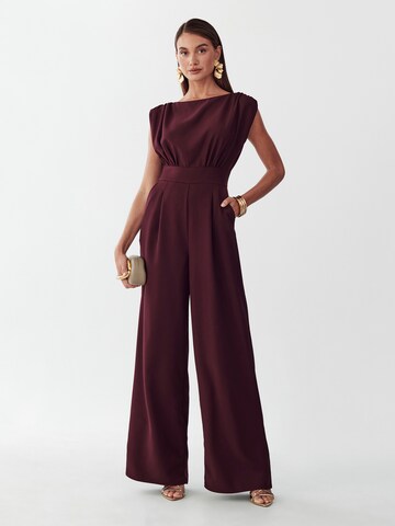 BWLDR Jumpsuit 'Stella' in Red: front