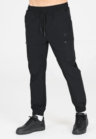 Virtus Tapered Sportbroek 'Ayden' in Zwart: voorkant