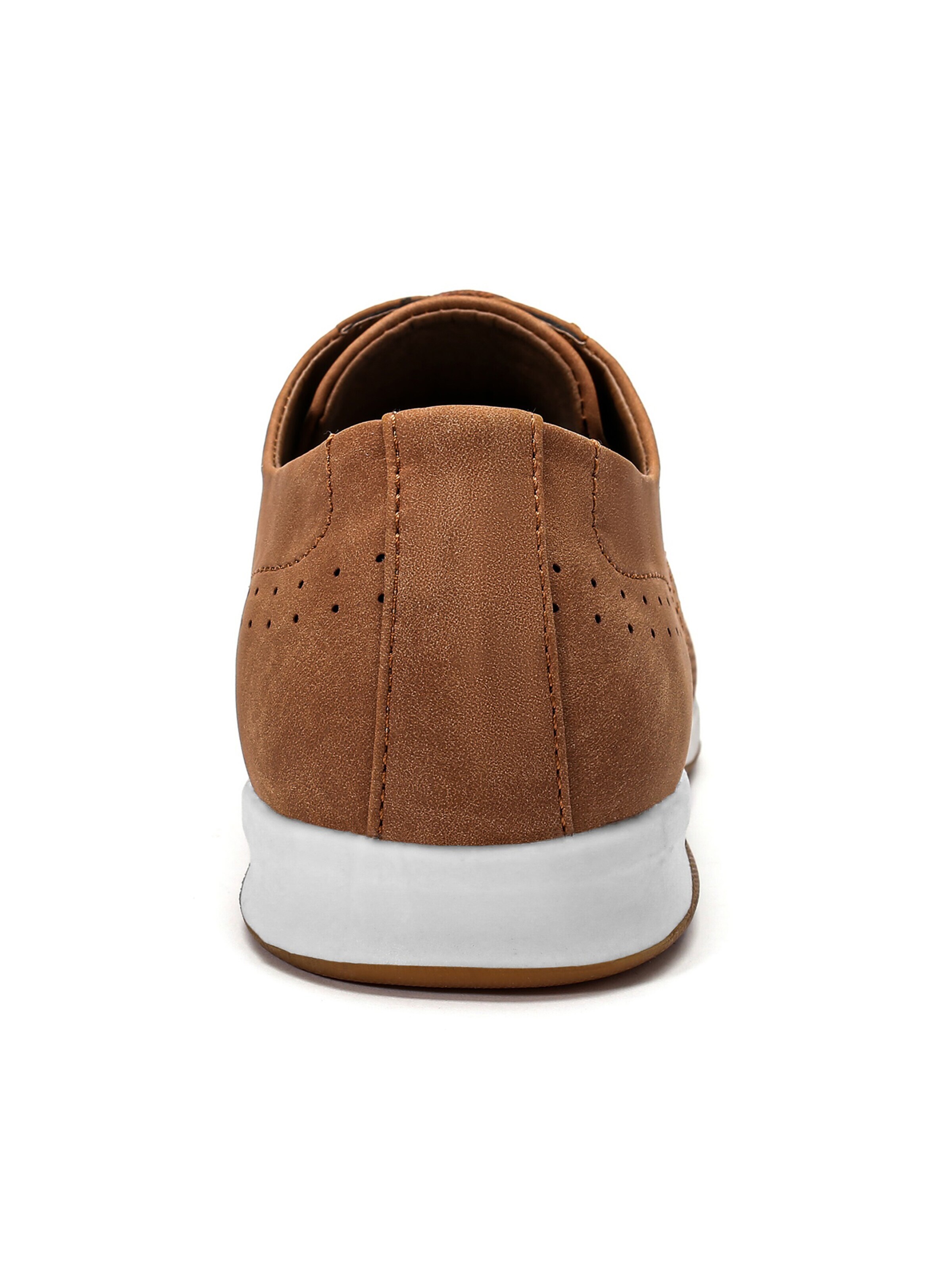 ALLTHEMEN Lace-Up Shoes 'Atmung' in Brown