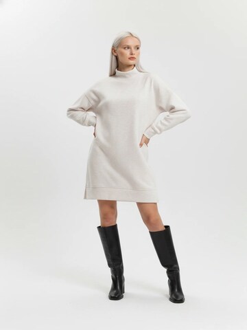 No Matter What Jurk in Beige: voorkant