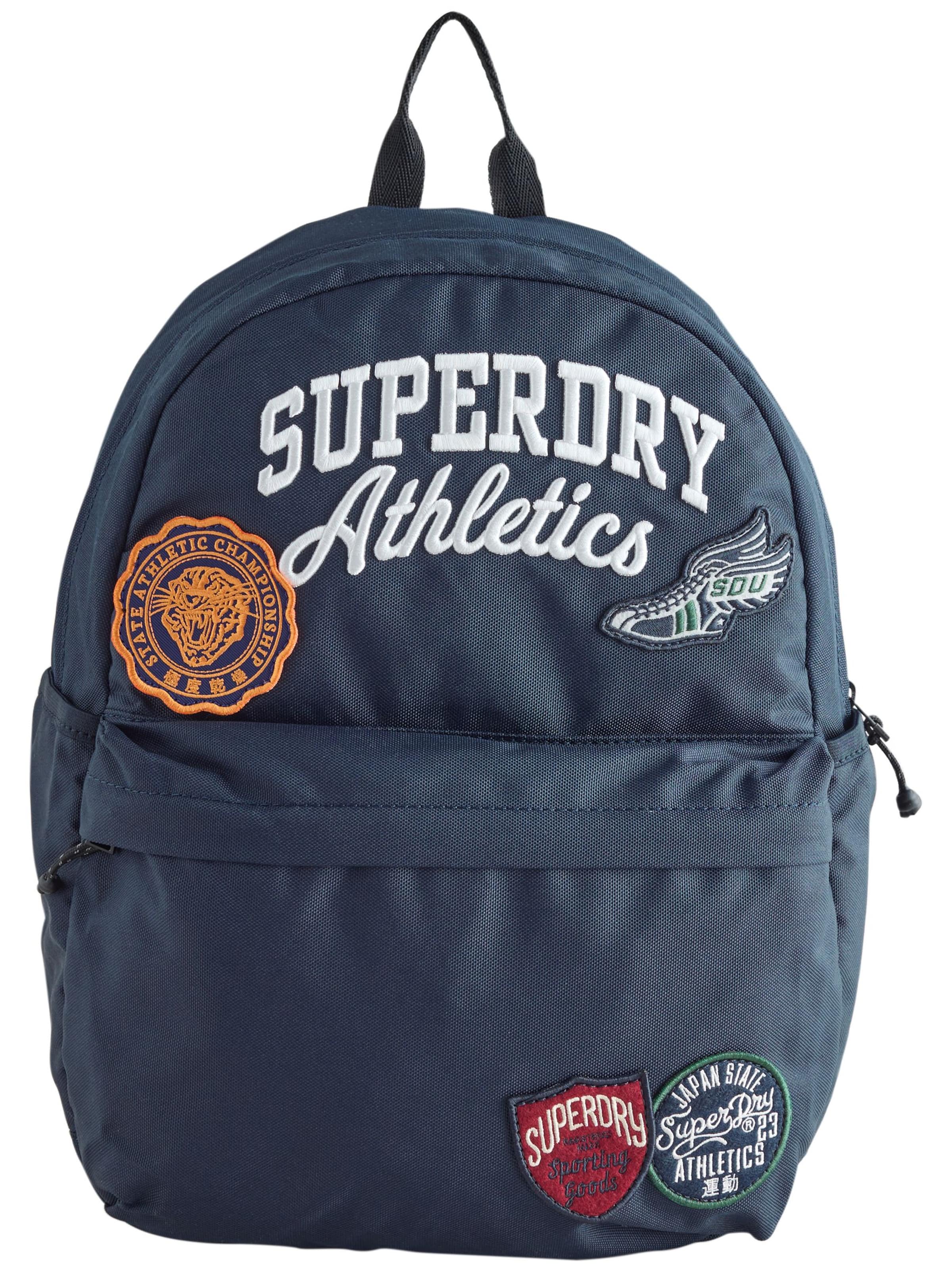Superdry Backpack 'Back to School' in Blue: front