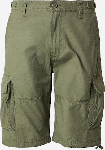 Vintage Industriesregular Cargo hlače 'Terrance' - zelena boja: prednji dio