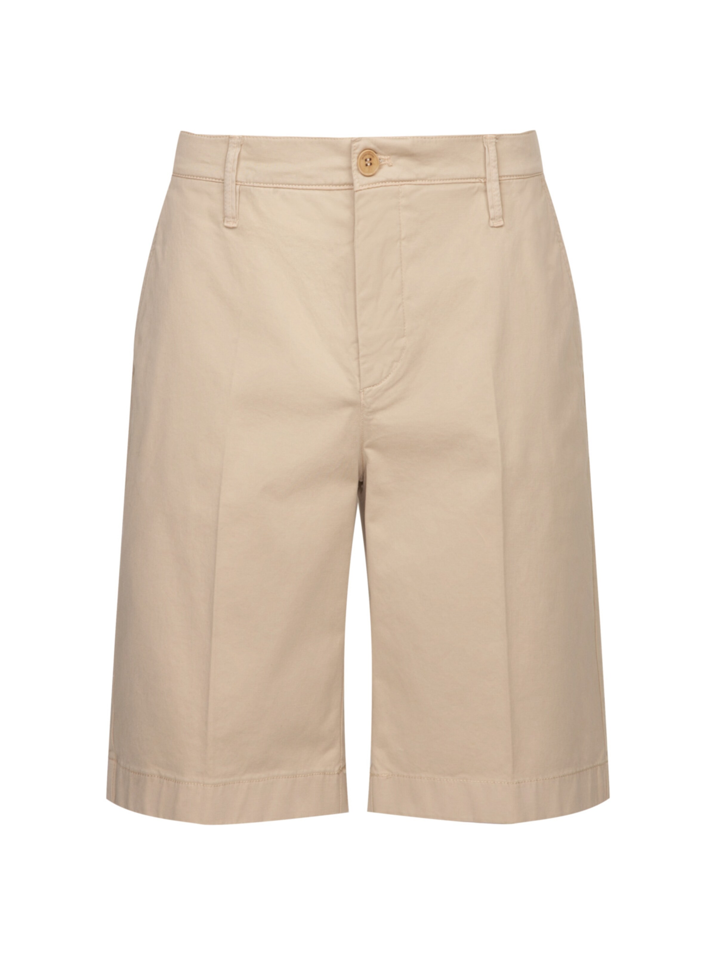 SEIDENSTICKER Regular Hose 'Schwarze Rose' in Beige: Vorderseite