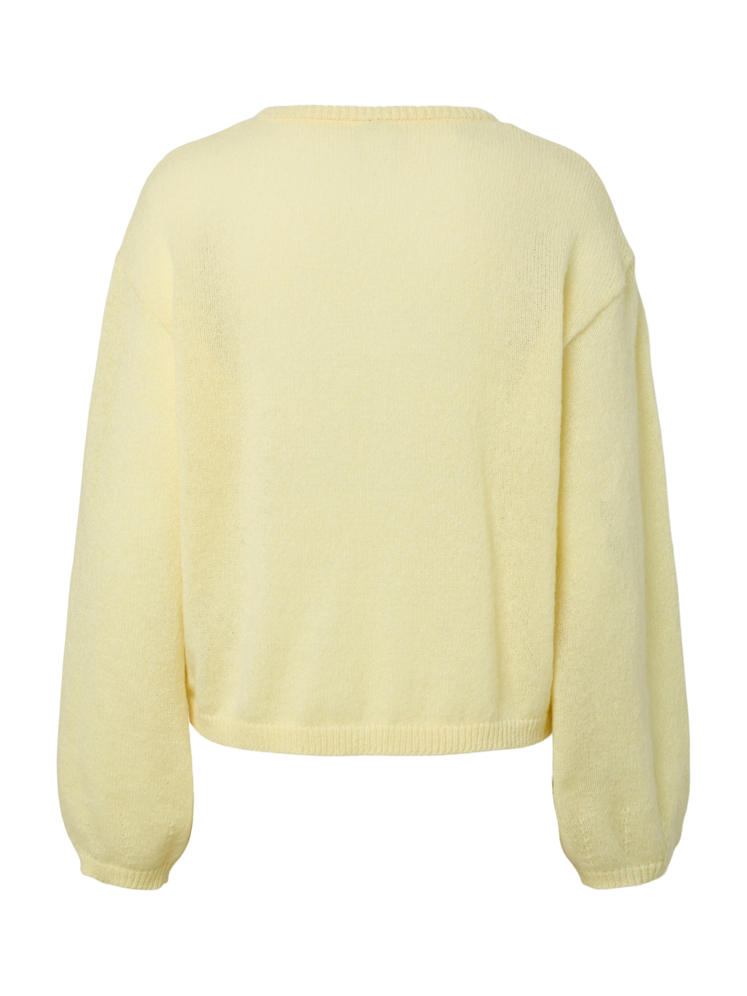 Pullover 'PCIda' di PIECES in giallo