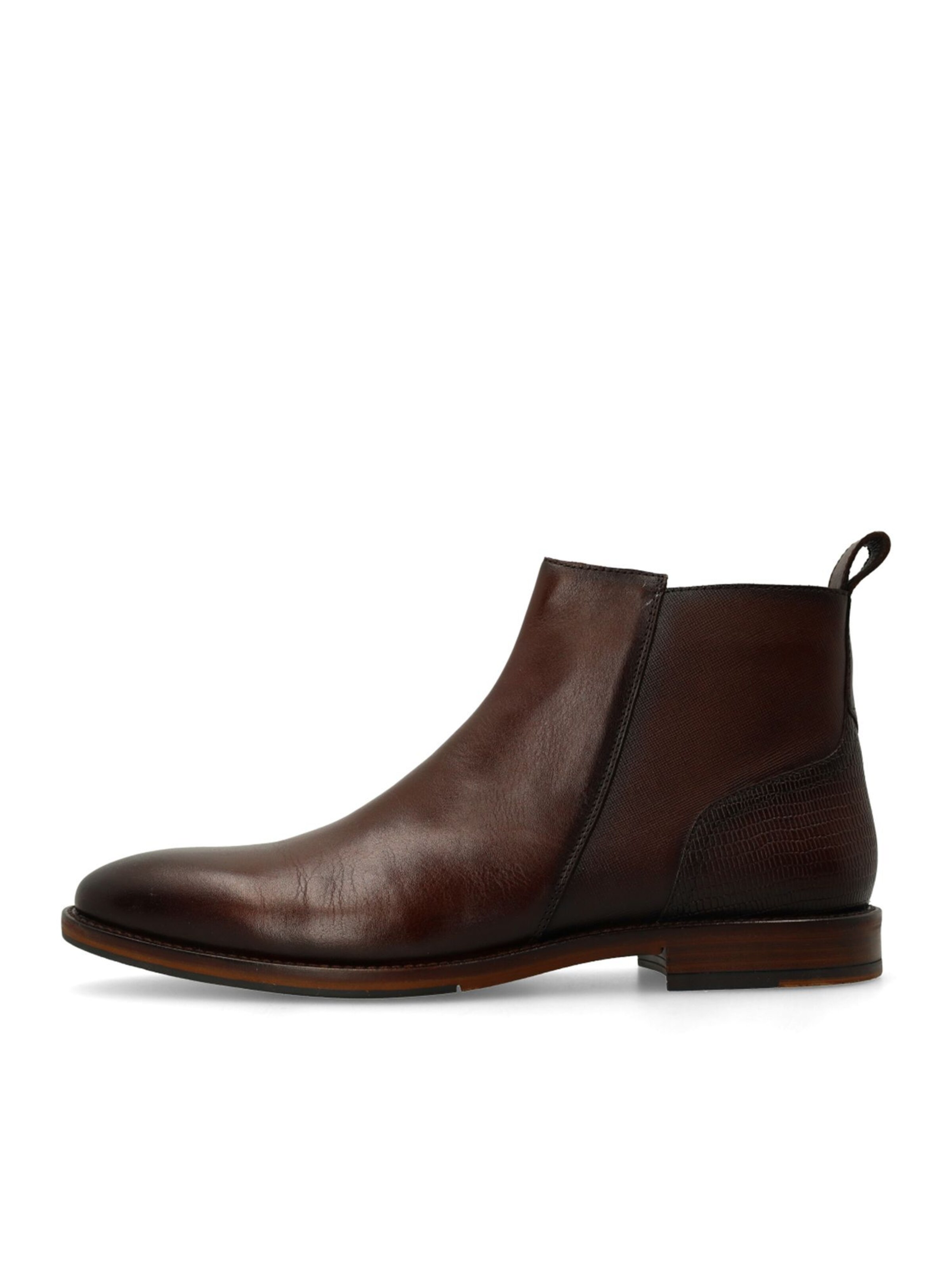 MANFIELD Chelsea boots in Bruin