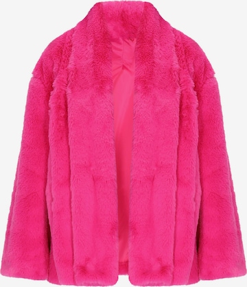 taddy Between-Season Jacket 'Fashion Look' in Pink: front