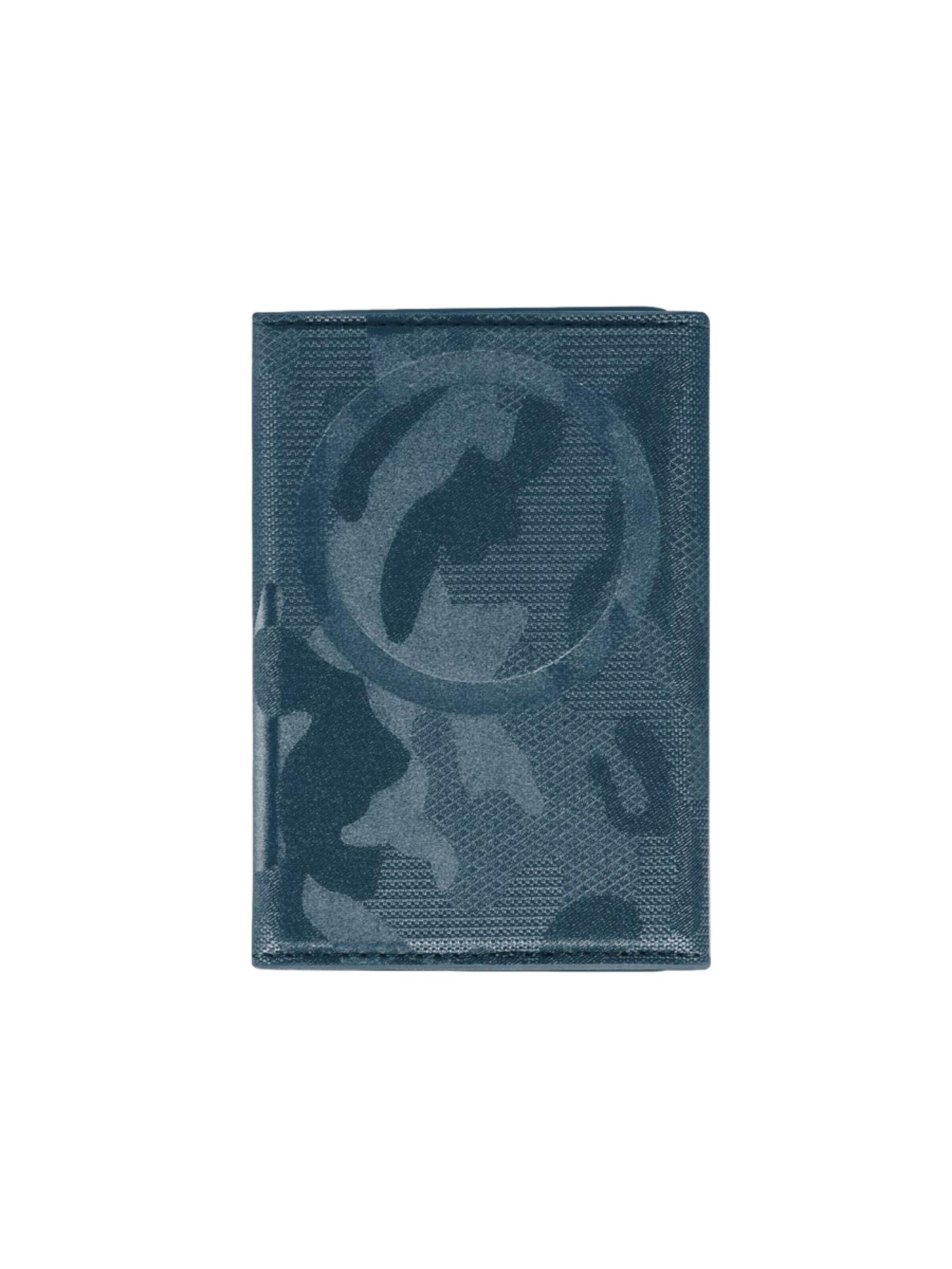 Techmade Wallet 'Etres Smart Wallet - Flach • Camo' in Blue